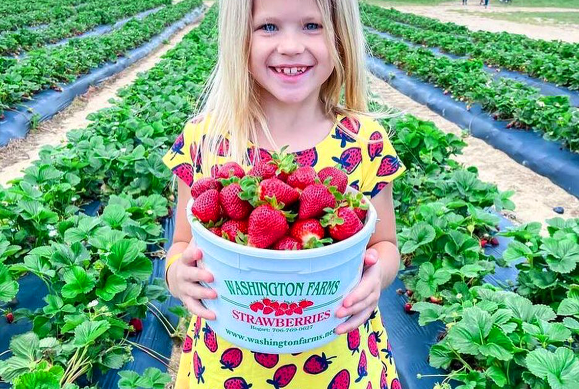 Girl with Strawberries