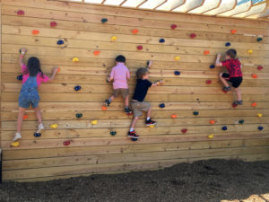 kids climbing wall